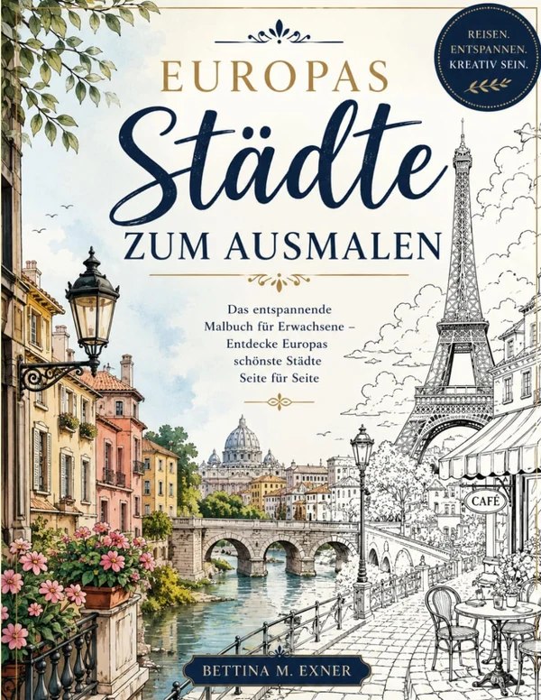 Cover von Europas Städte zum Ausmalen